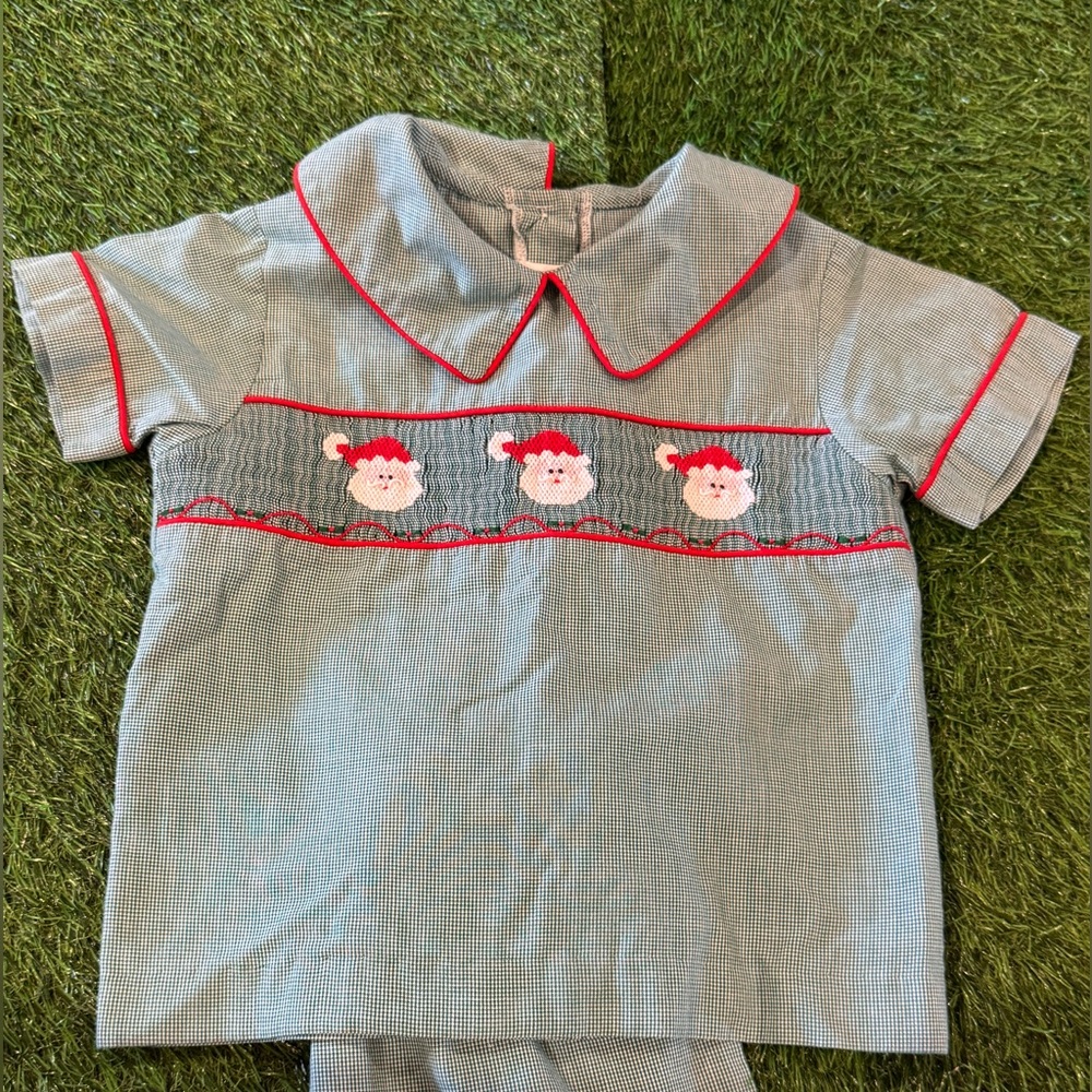 Festive Santa Kids Christmas Outfit